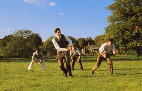 Clive returns from campaigning to take part in the cricket match. Maurice Movie, A Separate Peace, Peace Aesthetic, Hugh Grant, Light Film, Dead Poets Society, Forbidden Love, Cricket Bat, Cinema Movies