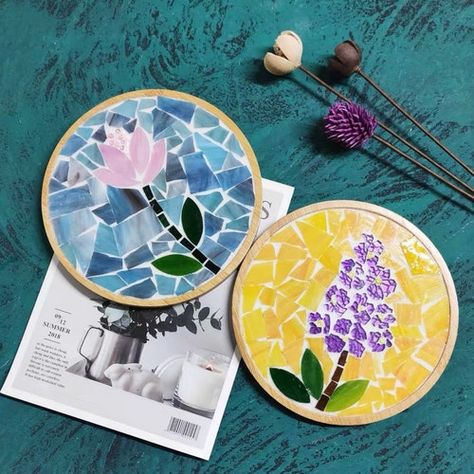 Hello Craft, Stained Glass Kits, Easy Mosaic, Mosaic Coasters, Mosaic Art Diy, Mosaic Kit, Diy Mosaic, Mosaic Pieces, Diy Craft Kit