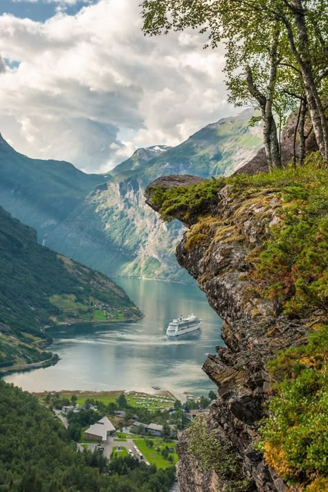 Norway’s fjords are surrounded by mountains and forest trails, perfect for summer hiking. Hiking Norway, Norwegian Fjords, Norway Fjords, Breathtaking Places, Norway Travel, Travel Wishlist, Dream Holiday, Zagreb, Hiking Trip