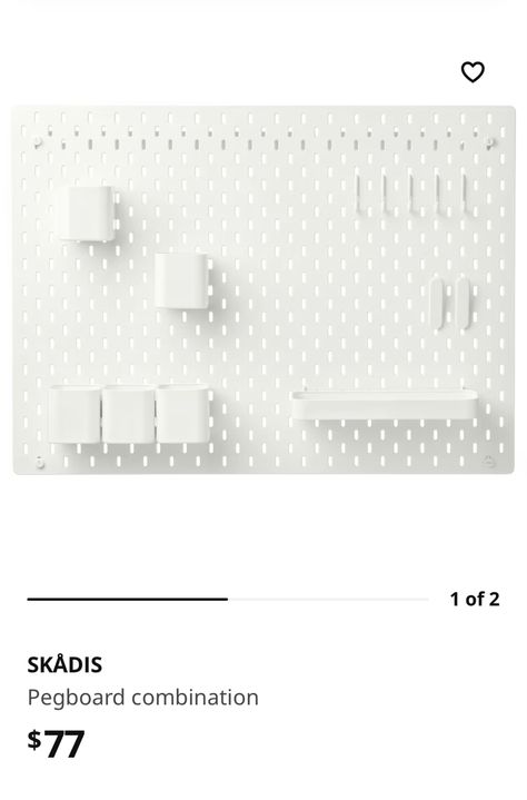 Study Desk, Memo Board, Peg Board, Design Inspo, Room Decor, Desk, White, Design