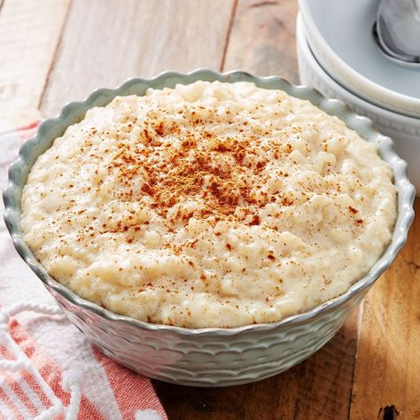 Best Rice Pudding Recipe, Rice Pudding Recipe Easy, Easy Rice Pudding, Easy Potluck, Rice Pudding Recipes, Creamy Rice Pudding, Easy Puddings, Rice Pudding Recipe, Tapioca Pudding