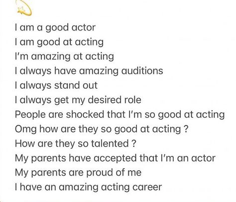 Acting Monologues, Acting Scripts, Career Affirmations, Acting Quotes, Acting Lessons, Affirmations For Success, My Future Job, Career Vision Board, Film Life