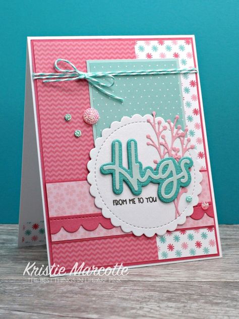 Queen And Company Cards, Spring Cards Handmade, Encouragement Ideas, Queen And Company, Kristie Marcotte, Birthday Women, Mother Card, Ribbon Cards, Hand Made Greeting Cards