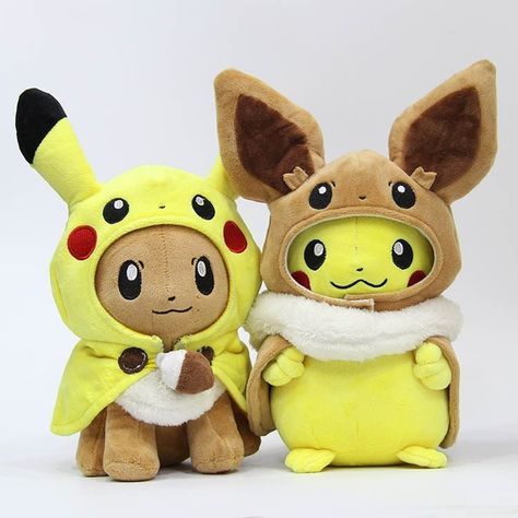 Leafeon Plush, Eevee Plush, Pokemon Soft Toy, Sleeping Pikachu Plush, Pokemon Toys Plush Dolls, Pikachu Pikachu, Pikachu Plush, Cute Pikachu, Disney Stitch