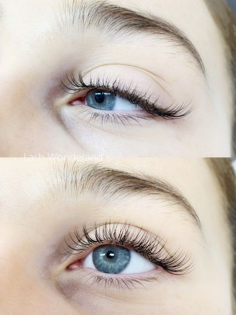 Half Set 60 lashes per eye at Lash Wonderland NYC Lash Extensions Half Set, Half Set Lashes, Half Set Lash Extensions, Half Set Eyelash Extensions, Debs Dress, Eyelash Extensions Styles, Natural Eyelash Extensions, Oil Free Makeup, Lash Primer