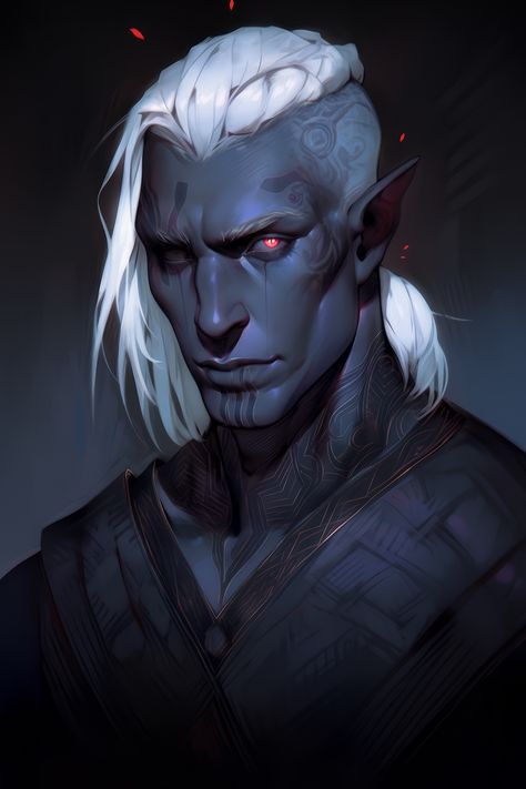 Drow Character Design, Drow Character Art, Drow Dnd, Mroczny Elf, Drow Male, Elf Art, Dnd Dragons, Heroic Fantasy, Roleplay Characters