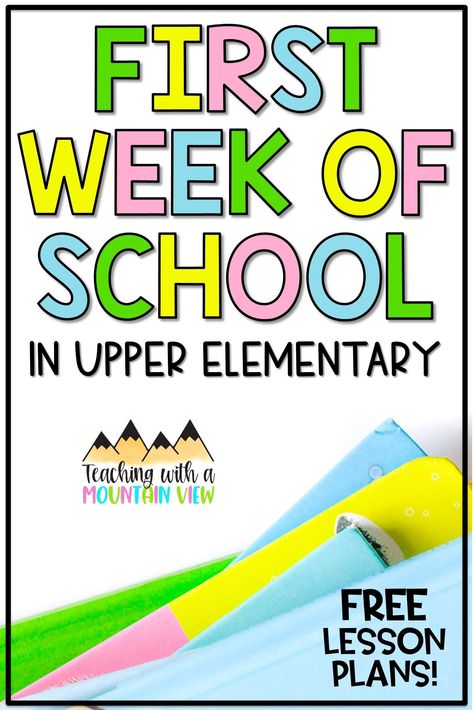 Are you ready for the first week of school in 3rd, 4th or 5th grade? Have you made a classroom management plan? Figured out which activities to use on the first days back to school? Do you have lesson plans for science? Math? Reading? I’ve got you covered! These FREE first week of school lesson plans cover everything you need for getting organized and ready for the school year in third, fourth and fifth grades. First Day Of Fifth Grade, Third Grade Lesson Plans, 4th Grade Activities, Planning School, Third Grade Activities, Back To School Worksheets, Coordinate Grid, Classroom Management Plan, First Day Activities