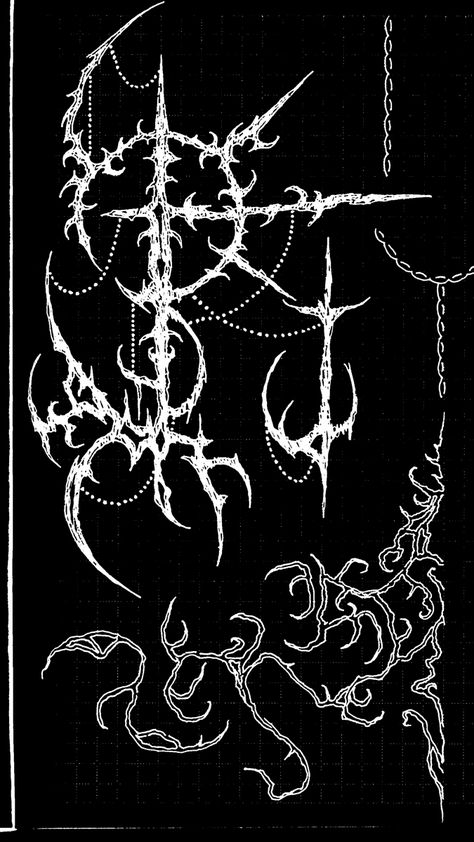 Cybersigil Art, Cybersigilism Designs, Cybersigilism Clothes, Cybersigilism Art, Cybersigilism Design, Sigil Design, Chains Art, Sigil Tattoo, Painted Clothes Diy