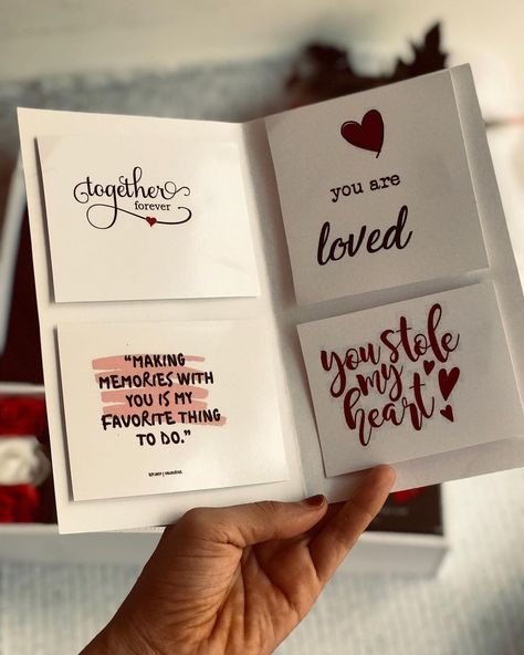 Best Cards Ideas, Bestfrnd Gift Ideas, Gift Thanks Quotes, Handmade Card For Anniversary, Beautiful Greeting Cards Handmade, Greeting Cards Handmade Birthday For Him, Handmade Calligraphy Cards, Aesthetic Gifts Handmade, Handmade Gifts Quotes