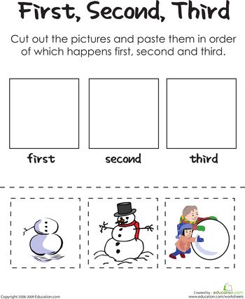 Worksheets: First, Second, Third: Building A Frosty Snowman Kindergarten Comprehension Worksheets, Kindergarten Comprehension, Winter Math Worksheets, Sequencing Activities Kindergarten, Baking Challenge, Laura Numeroff, Baking Theme, Snowmen Activities, Sequencing Worksheets