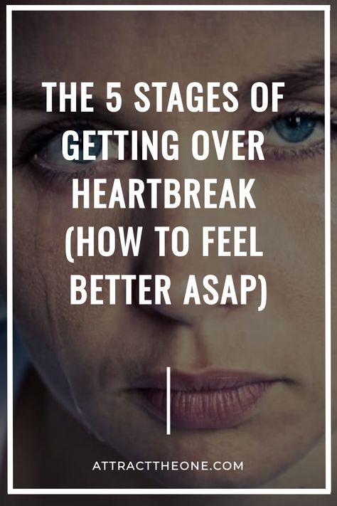 Going through a breakup? Here are the five stages of getting over heartbreak. How to get over your breakup and feel better so you can move on. Get Over Heartbreak Moving On, Best Way To Get Over A Breakup, How To Handle Heartbreak, Comfort After Breakup, How To Help Your Son Through A Breakup, Getting Over A Heart Break Quotes, How To Get Over A Heartbreak, How To Get Over A Breakup Quotes, Heartaches Overcoming