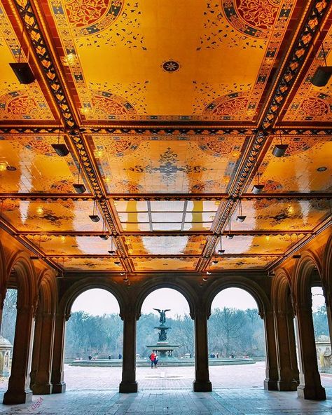 📌 Bethesda Terrace and Fountain | We dream to give ourselves hope. To stop dreaming - well, that’s like saying you can never change your fate. - Amy Tan Punk Photoshoot, Bethesda Terrace, Nyc Vacation, Bethesda Fountain, Amy Tan, Nyc Girl, Stop Dreaming, New York City Travel, Nyc Subway