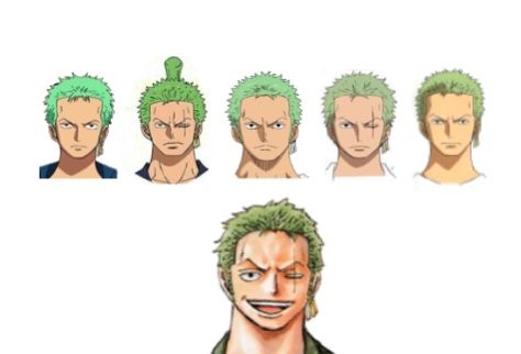 Zoro Face, Collage Reference, Zoro And Robin, Face Collage, Zoro Nami, One Piece Funny, One Piece Pictures, Face Expressions, Roronoa Zoro