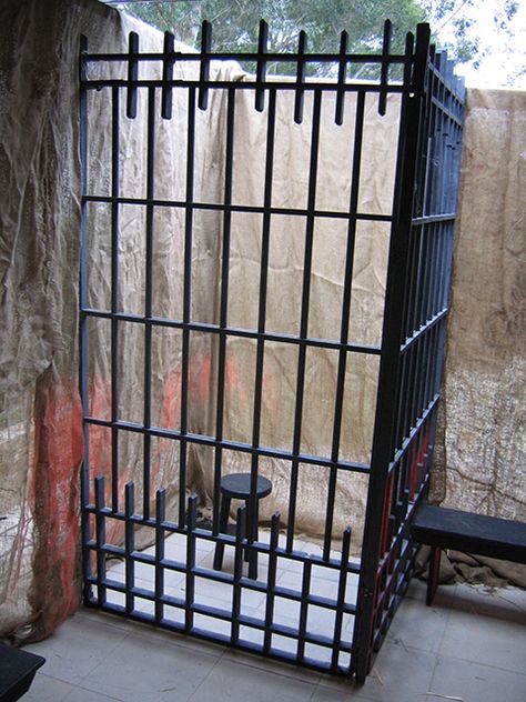 Jail Cell - Prop For Hire Jail Bars, Jail Cell, Haunted House, Collage