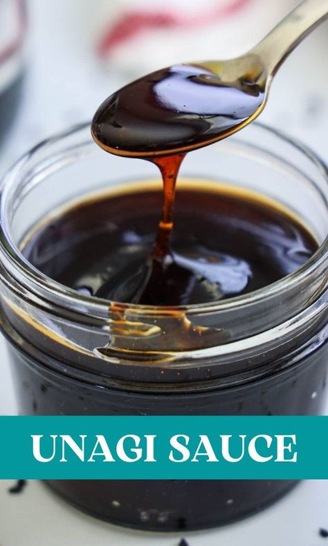 Umami Sauce Recipes, How To Make Sushi Sauce, Musubi Sauce Recipes, Homemade Sushi Sauce, Unagi Sauce Recipe, Sauce For Sushi Rolls, Sweet Sushi Sauce, Mango Sauce For Sushi, Unagi Recipe