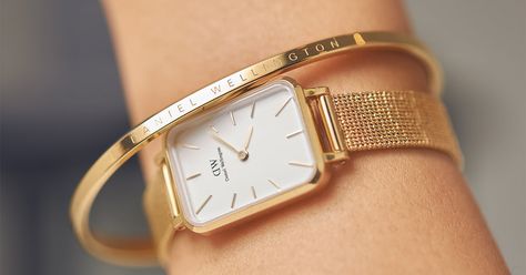 Affordable Luxury Gifts, Gold Watches For Men, Daniel Wellington Watch Men, Tennis Jewelry, Daniel Wellington Watch, Timeless Watches, Gold Watches, Small Watch, Jewelry Online Store