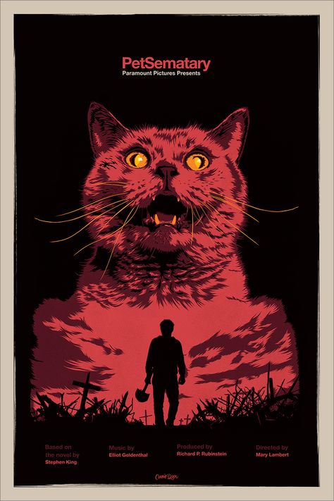 Pet Sematary (1989) Pet Sematary 1989, Horror Film Poster, Scary Poster, Venom Poster, Alternative Posters, Stephen Kings, Alex Garcia, Helloween Wallpaper, Horror Movie T Shirts