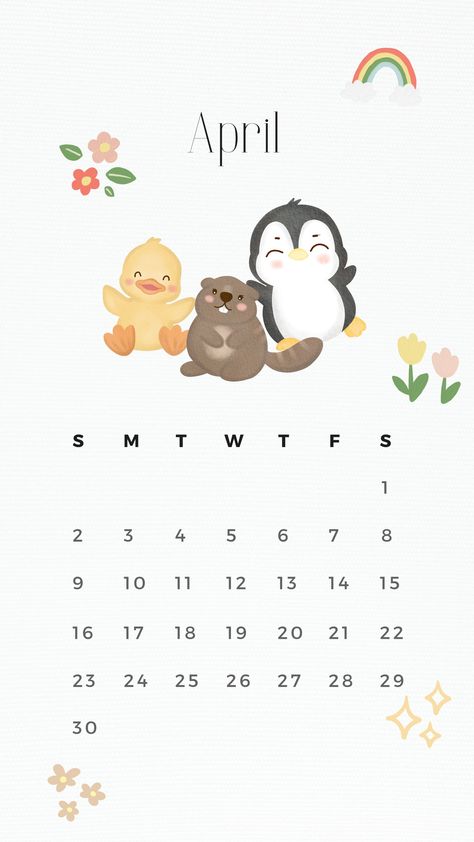 April Calander 2023 Design, April 2023 Aesthetic, April Aesthetic Calendar, April Calender, Calendar April, Calendar Background, 2023 Aesthetic, Cute Easy Doodles, Funny Phone