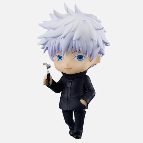 Gojo Nendoroid, Hair Parts, Smiling Expression, Jujutsu Kaisen 0, Face Plates, Front Hair, Monster High Art, Smart Art, Digital Goods