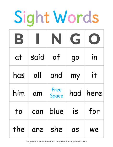 Sight Words Bingo Printables, Sight Word Templates Free Printable, Bingo Sight Words Free Printable, Cvc Bingo Free Printable, Kindergarten Bingo Free Printable, Letter Bingo Printable Free, Sight Word Activities For Kindergarten At Home Free Printable, Sight Word Bingo Free Printable, Bingo For Kids Free Printable