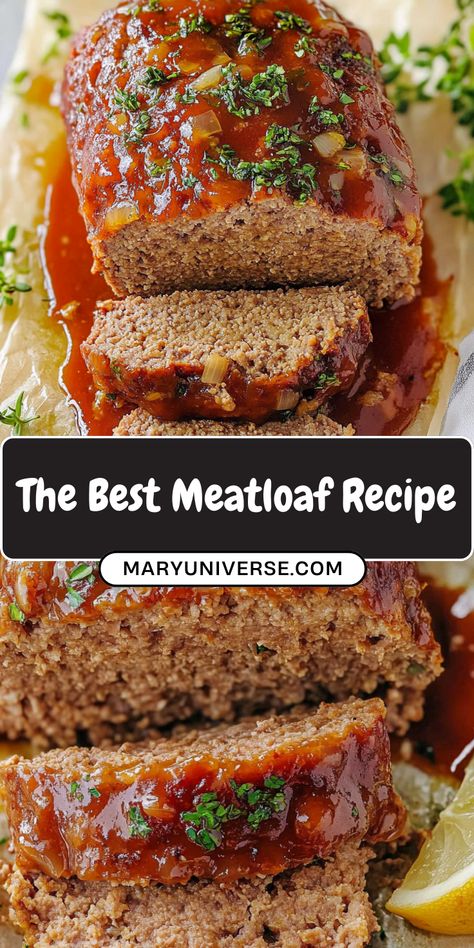 This is The Best Meatloaf Recipe you’ll ever try! Packed with flavor and simple ingredients, this quick meatloaf is perfect for busy nights. Serve with mashed potatoes or vegetables for a comforting dinner. It’s easy and classic – the kind of recipe you’ll keep coming back to! #homemademeatloaf #bestmeatloaf #quickmeatloaf #easyrecipes