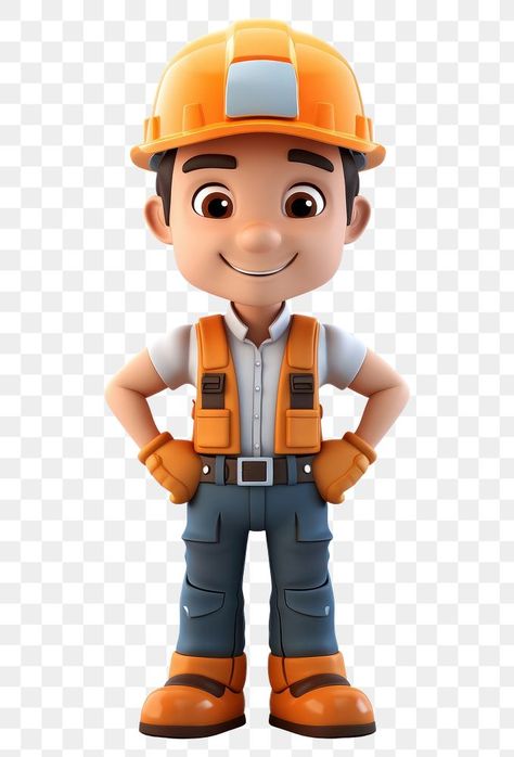 Engineer Drawing Cartoon, Pixel Cartoon, Cartoon Construction, Technology Clothes, Png Text, Construction Worker, Cricut Creations, Cartoon Images, Chic Nails