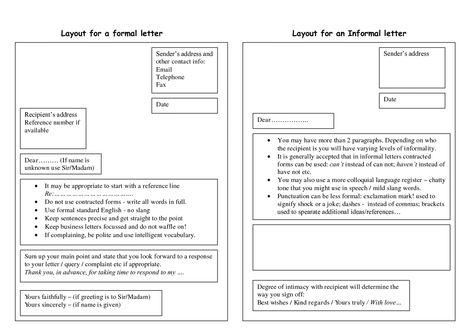 How to Write a Letter: Informal and Formal English 17 Formal Letter Layout, Letter Writing For Kids, Informal Letter Writing, Informal Letter, Letter Writing Format, English Letter Writing, Business Letter Sample, Formal English, Formal Letter Writing