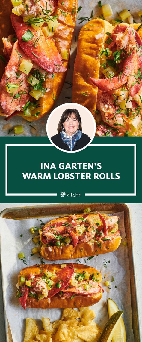 Best Roll Recipe, Simple Food Recipes, Lobster Roll Recipe, Easy Main Course Recipes, Best Ina Garten Recipes, Lobster Roll Recipes, Barefoot Contessa Recipes, Best Lobster Roll, Lobster Dishes