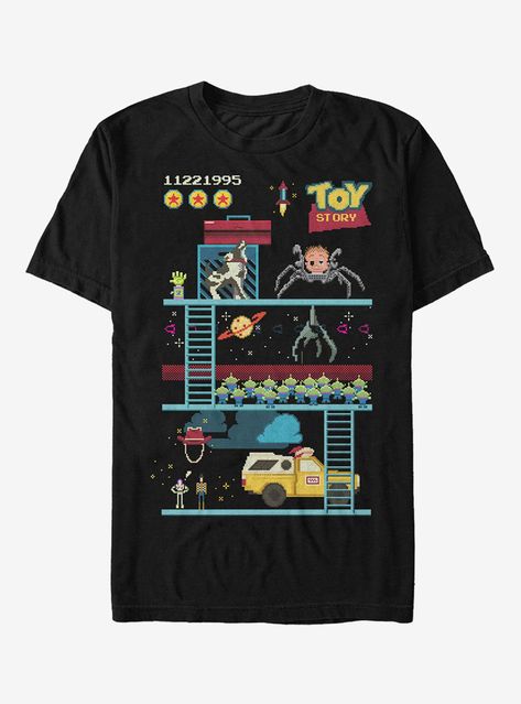 Disney Pixar Toy Story Video Game Doll Spider T-Shirt Toy Story Shirts, Toy Story Videos, Animal Crossing Plush, Toy Story Characters, Mens Toys, Retro Videos, Retro Video, Pixar Toys, Retro Video Games