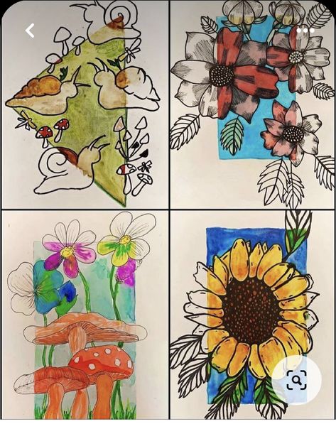 One Day Art Projects For Middle School, Advance Drawing, Classe D'art, Art Invitations, 7th Grade Art, Spring Art Projects, High School Art Lessons, High School Art Projects, 8th Grade Art