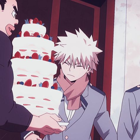 - head empty just bakugou eating his cake <3 Bakugo Eating Cake, Bakugou Cake, Bakugou Eating, Sleepy Bakugou, Bakugo Eating, Mix Aesthetic, Cake Icon, How To Make Waffles, Anime Cake