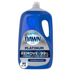 P&G & Sam's Club - Ultimate Tailgate Dawn Platinum, Grease Cleaner, Dawn Dishwashing Liquid, Dawn Dish Soap, Dish Detergent, Liquid Dish Soap, Big Bottle, Stainless Steel Cleaning, Sams Club