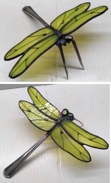 Stain Glass Dragon Fly, Stained Glass Dragonflies, Stained Glass Dandelion, Fused Glass Dragonfly, Stained Glass Easy Patterns, Dragonfly Stained Glass Pattern, Stained Glass Dragonfly, Dragonfly Stained Glass, Stained Glass Butterfly