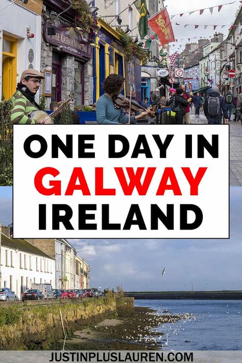 There are so many things to do in Galway City, Ireland. Here's how I spent an amazing one day in Galway with so many free and fun attractions to see and do. #Galway #Ireland #Travel #Europe #OneDay #Itinerary #ThingsToDo Outfits Ireland, Ireland 2023, Ireland Pubs, Ireland Road Trip Itinerary, Ireland Cottage, Ireland Hotels, Ireland Road Trip, Ireland Itinerary, Visit Dublin