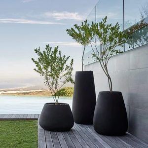 Exterior Pots Kanju Architectural Planters, Planter Liners, Self Watering Plants, Large Centerpiece, Stone Planters, Concrete Color, Small Planter, Large Planters, Concrete Planters