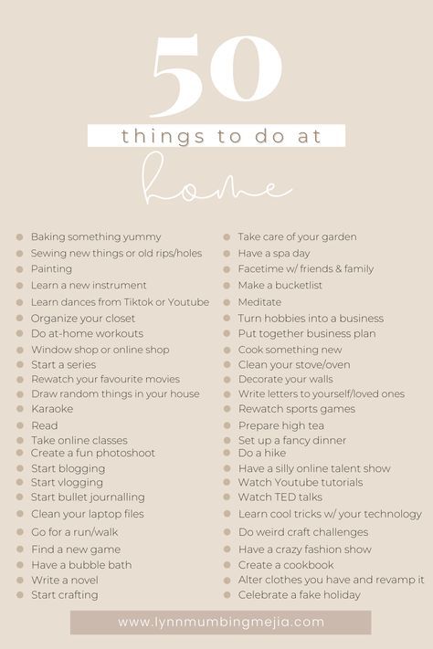 I Tried It At Home, At Home To Do List, To Do List Ideas At Home, Things To Do With Mom At Home, Productive Things To Do In Holidays, Things To Do At Home By Yourself, It Girl To Do List, Things To Do In 2024 List, Hobbies To Learn At Home