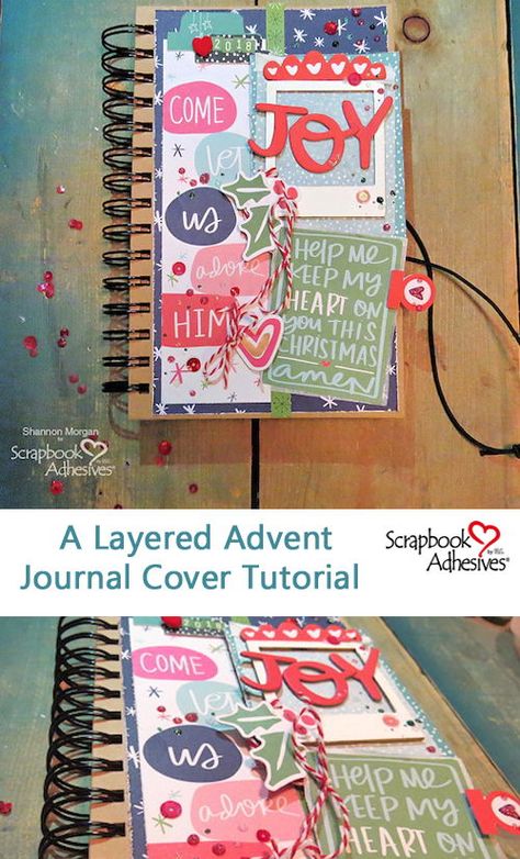 Advent Journal, Diy Notebooks, Diy Journals, Journaling Planner, Diy Notebook, Journal Cover, December Daily, A Notebook, Scrapbook Album