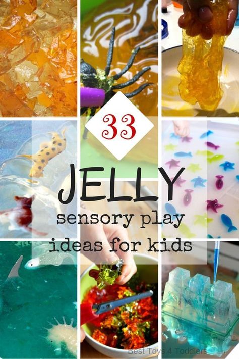 33 Jelly sensory play ideas for kids - awesome for babies and toddlers because jelly is edible! Jelly Messy Play, Jelly Sensory Play, Edible Sensory, Edible Sensory Play, Play Ideas For Kids, Sensory Play Toddlers, Toddler Party Games, Sensory Play Ideas, Toddlers Activities