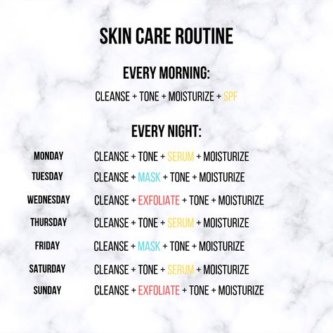 Weekly Skincare Routine, Weekly Skin Care Routine, Weekly Skincare, Summer Skincare Routine, Men Skin Care Routine, Skin Care Business, Oily Skin Care Routine, Skin Advice, Natural Face Skin Care