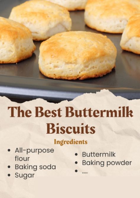 Best Buttermilk Biscuits, Buttermilk Biscuits Easy, Biscuits From Scratch, Flour Biscuits, Homemade Biscuits Recipe, Homemade Buttermilk Biscuits, Buttermilk Biscuits Recipe, Bread Homemade, Homemade Buttermilk