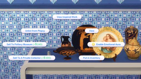 Mod The Sims - Functional Pottery Wheel Sims 4 Pottery, Sims 4 Functional, Crafting Station, Cc Hair, Wheel Craft, Sims 4 Clutter, Big Vases, Greek Vases, Fireplace Mirror