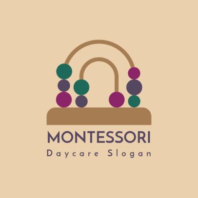 Montessori Logo Ideas, Toy Brand Logo, Montessori Logo Design, Preschool Logo Design Ideas, Preschool Branding, Childcare Logo Design, Daycare Branding, Toys Logo Design, Montessori Logo