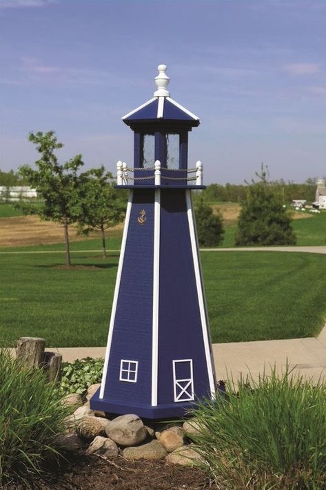 Garden Lighthouse, Marblehead Lighthouse, Lighthouse Crafts, Lighthouse Decor, Hatteras Lighthouse, Cape Hatteras Lighthouse, Electric Light, Cape Hatteras, Fire Island