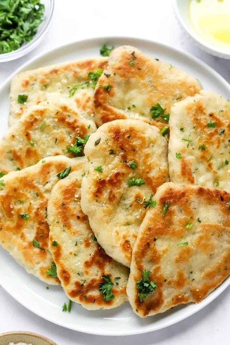 Naan Bread Recipe No Yeast, Gluten Free Naan Bread Recipe, Bread Recipes Easy, Gluten Free Naan Bread, Gluten Free Pita Bread, Gluten Free Naan, Naan Bread Recipe, Gluten Free Pita, Glutenfri Baking