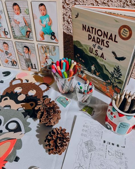 Zion’s National Park 1st Birthday | CatchMyParty.com National Park First Birthday, National Park Birthday Theme, National Park First Birthday Party, National Park Birthday Party, First Birthday Camping Theme, National Park Birthday, First Birthday Themes For Boys, Camping Birthday Party Ideas, Birthday Camping