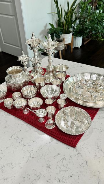 Silver Pooja Items, How To Clean Silver, Small Figurines, Bridal Gold Jewellery, Meant To Be, Let It Be, Silver