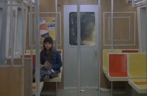 Screenshot - Homeless to Harvard Movie. Liz on the subway. She not only rode the subway, she also studied and slept there. Homeless To Harvard