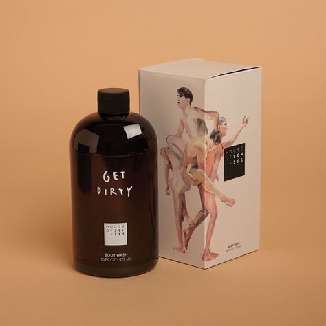 Body Wash - House of Senses Body Wash Packaging, Shampoo Packaging, Skincare Packaging, Food Packaging Design, Packaging Labels Design, Coffee Packaging, Linen Spray, Bottle Packaging, Running Water