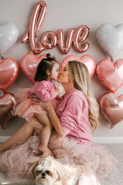 Valentines Baby Photoshoot, Valentines Baby Photos, Mommy Daughter Photoshoot, Valentine Mini Session, Valentines For Daughter, Valentine Photo Shoot, Valentine Picture, Valentines Day Pictures, Valentines Day Baby