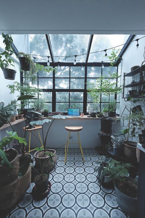 Dream Office, Mini Greenhouse, Photography Contests, Cozy Place, Scandinavian Home, Chaise Bar, Urban Jungle, All Plants, Bohemian Decor